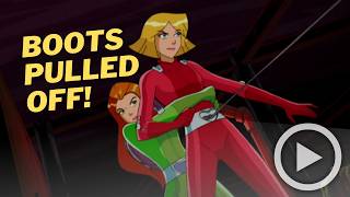 Clover Trapped in Sticky Goo – Boots Yanked Off! | Totally Spies Scene
