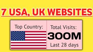 7 FREE Traffic Sources Sending 300M+ USA & UK Visitors | Get Free Traffic to Your Affiliate Links 🚀