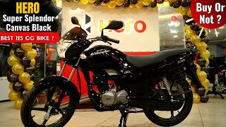Hero Super Splendor Canvas Black Edition🔥Best Mileage Bike In India 2022🔥Best Bike Under 1 Lakh 🔥
