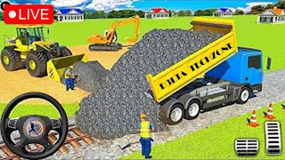 D3lta Live Stream D3lta Techzone LIVE JCB 3DX Backhoe Loader  Driving  Bus Simulator Indonesia 547