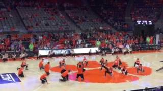 Clemson rally cats valentines dance 2017