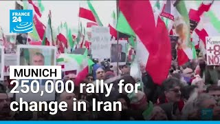 Munich: 250,000 rally for change in Iran • FRANCE 24 English