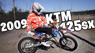 RIDING MY CHILDHOOD DIRT BIKE! 2009 KTM 125SX