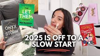 NO 2025 GOALS?! 🙃 getting back on track & books I’ve read