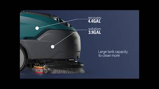 CS16 Walk-Behind Floor Scrubber | Product Overview | Tennant Company