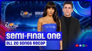 🇪🇸 RECAP : All songs competing in Semi-Final One | The Global Song Contest 14