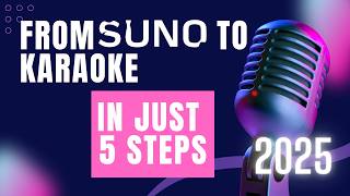 Create Original Songs + Lyric Videos in Minutes | Suno AI + MyKaraoke Video