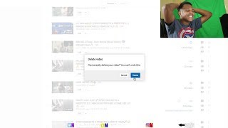 DELTEING MY 2,000 VIEWED VIDEO😱 (GONE WRONG)😂 !!