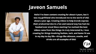 Javeon Samuels - TDA UGC REEL