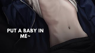 m4m - your drunk boyfriend wants to make a baby (omegaverse)(baby boy)(whiny)(tipsy)(fluff)