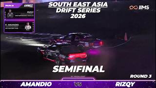 AMANDIO VS DAN RIZQY - SOUTH EAST ASIA DRIFT SERIES  Round 3 [SEMIFINAL]