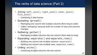 3-9 Tidy Data - Reviewing the Old and New Verbs of Data Science
