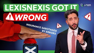 Wicked games LexisNexis plays with your insurance and the lives it quietly derails #law #lexisnexis