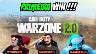 A PRIMEIRA WIN NO WARZONE 2.0 SMZINHO CARREGO O  TIME A MAIS RESENHAS
