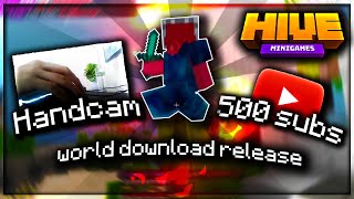 MCPE Handcam + Hive & Zeqa Gameplay + Texture Pack World Download