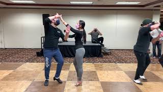 Reno Latin Dance Fest 2022 - Eder & Gracielle On2rage Salsa On2 Partnerwork workshop