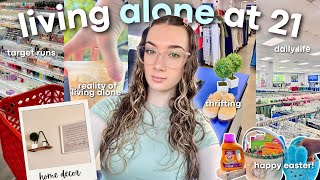 living alone diaries 🩵: spending time w/ fam, shopping, thrift haul, easter baskets + more ♡౨ৎ