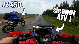 2 Stroke Swaped Kawasaki Bayou is Deadly !