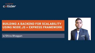 Building a Backend for Scalability Using Node.js + Express Framework