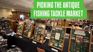 Picking at the Antique Fishing Tackle Show Flea Market St Augustine, Florida