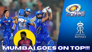 Mumbai Masterclass against Rajasthan Royals Take them on TOP of the Table