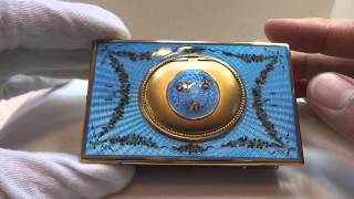 Antique Flajoulot singing bird box