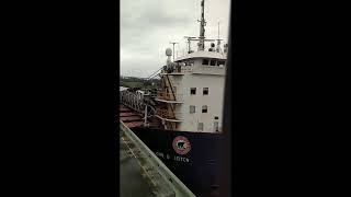John D Leitch entering Lock 3 of the Welland Canal