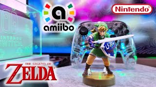 Nintendo Amiibo Link with Shield and Skyward Sword | Unboxing Our First Zelda Figure (No commentary)