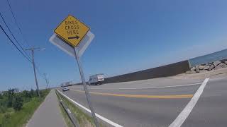 Biking:  Downtown Edgartown to Downtown Oak Bluffs via Beach Rd. part 2