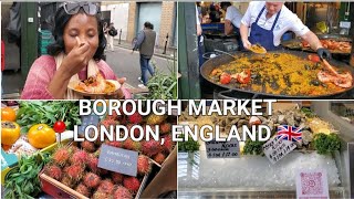 Borough Market, London Street Food + Insider Tips! Jamaican in England 🇬🇧 #london   #streetfood