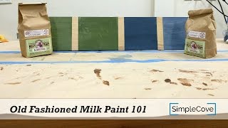 Old Fashioned Milk Paint 101 - Finishing 101