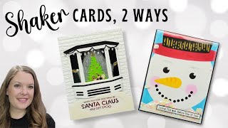 Shaker Cards 2 Ways with Spellbinders Clubs October 2025