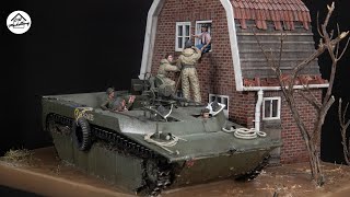 The Rescue, Leuth, The Netherlands 1945 - 1/35 Epoxy Resin Water Diorama
