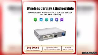 AUTOABC Wireless CarPlay Android Auto for Mercedes Benz A B C E Class GLA CLA CLE W205 W176 W204 W2