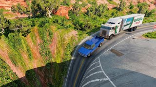 Mobil vs Giant Pit #1 - BeamNG Drive