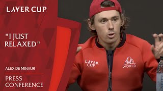 Alex de Minaur Press Conference | Laver Cup 2025 Match 10