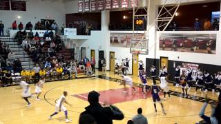 Malik Starkes Of Mathematics Civics & Sciences Charter Dunks On Doudmy Saint Hilaire Of South Shore