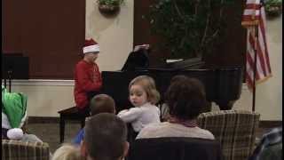 2014 Christmas Piano Recital-Liam7-Nathan9-Noah12-Stella11