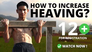 How to increase Pull-ups for Registration | British Army & Singapore Police Force ☎️: 9851411144