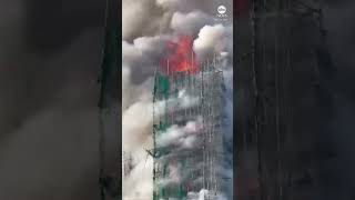 Massive fire engulfs Hong Kong apartment complex