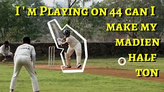 I ' m Playing on 44 can I make my madien half ton I Strike Rate I Fighter of the Match.... I Vlog-25