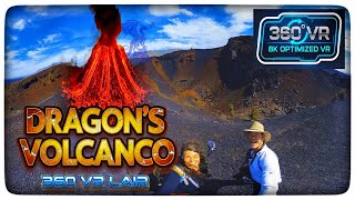 A Dragon's Lair in 8K 360° 🌋 🐉🌋  An Immersive Craters of the Moon VR Adventure