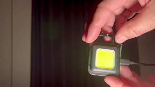 MAKDAK COB Keychain Work Light Review, Very bright with 4 light modes