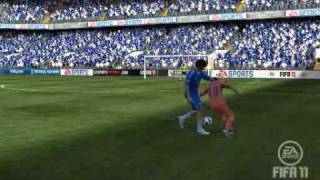 Fifa 11 - Online Goal - Messi Long Range Finesse Shot