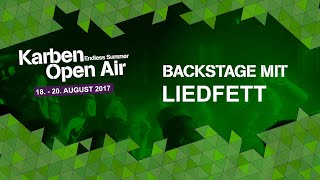 Karben Open Air 2017 // Backstage mit Liedfett