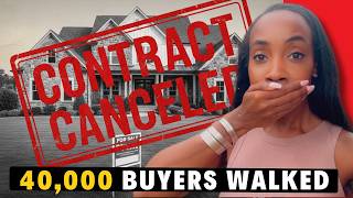 Record Breaking: 40,000 Home Deals Canceled in December 2025! Homeowners in Trouble! #housingmarket