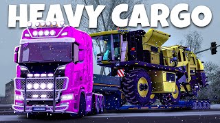 HEAVY CARGO tussen de idioten... in TruckerMP !! (ETS2)