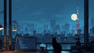 Deep Work for Coding | Steady Focus Rhythm and Calm Work Music for Night Programming Flow