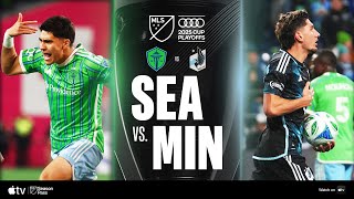 Seattle Sounders FC vs. Minnesota United | 6-Goal Thriller! | 2025 Audi MLS Cup Playoffs