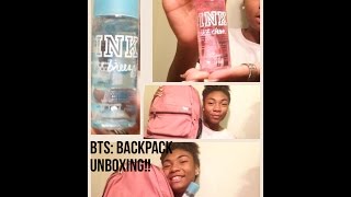 Victoria's Secret//PINK Backpack Unboxing | heyitslaya